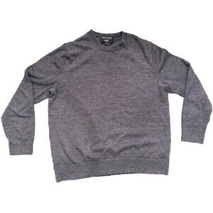 Banana Republic Men's Gray Italian Merino Yarn by Baruffa Sweater Size XLarge